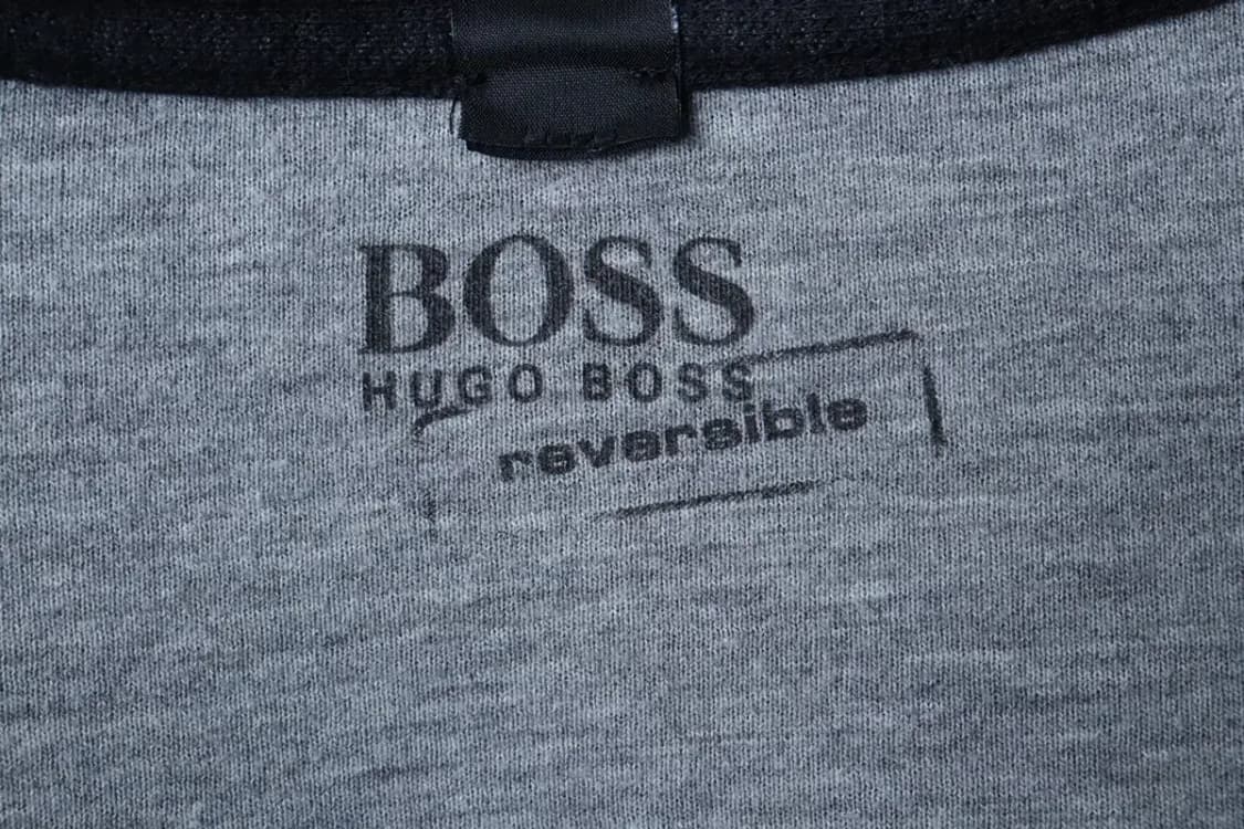 (L) 휴고보스 집업져지 트랙탑 리버시블 놈코어 블랙-16F0D 상품이미지7