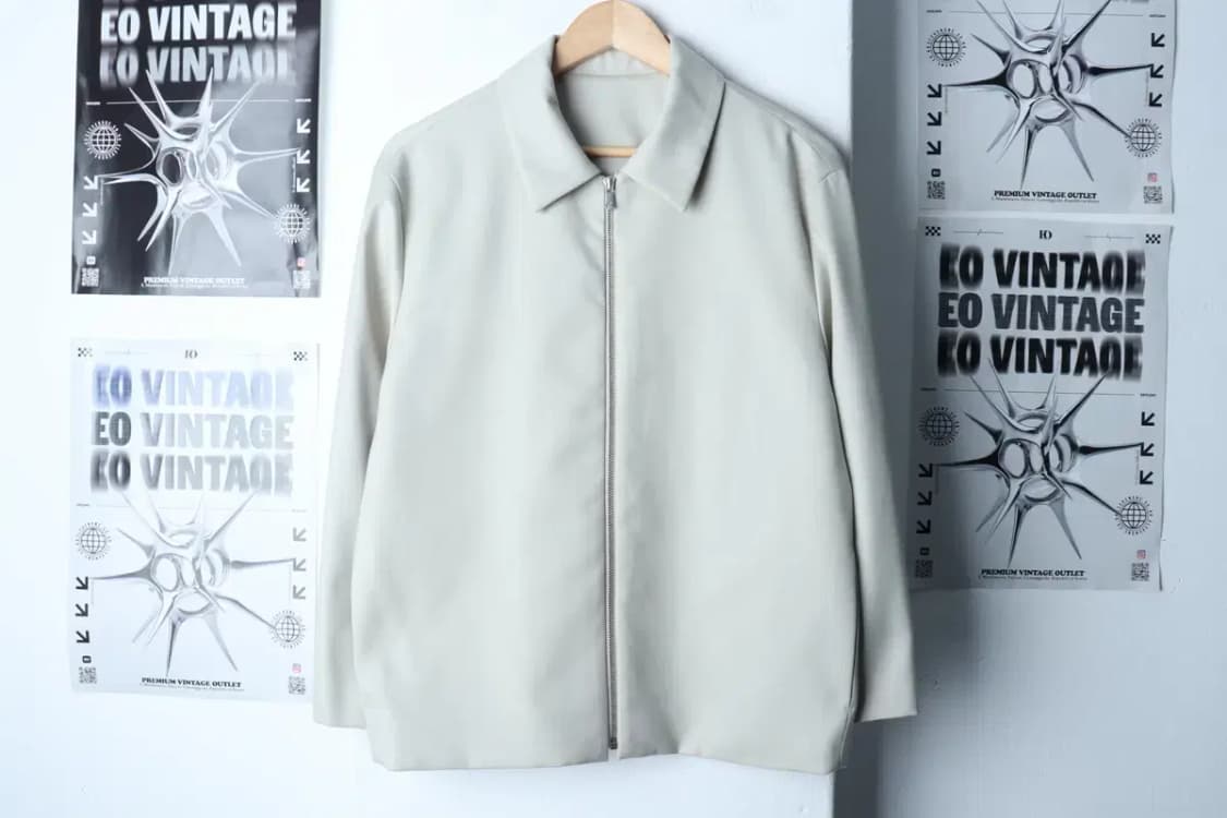 (S) 쿠어 집업 바람막이 점퍼자켓 블루종 베이지 놈코어-16F0F 상품이미지2