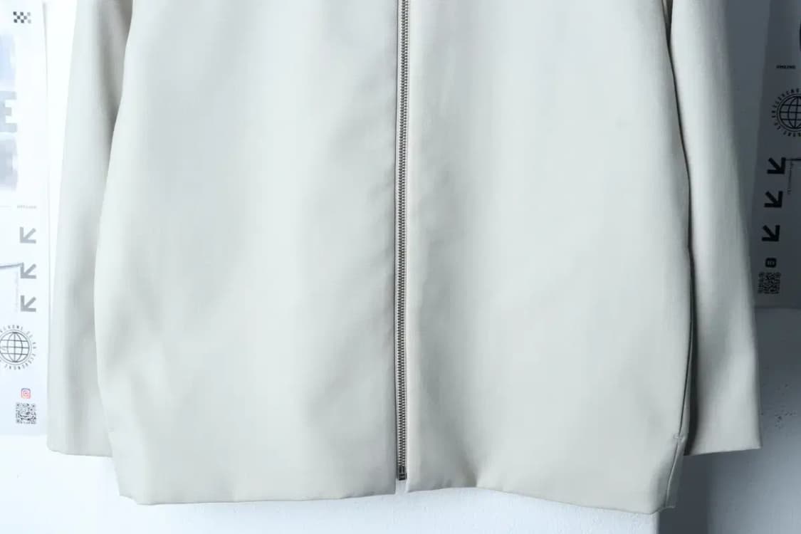 (S) 쿠어 집업 바람막이 점퍼자켓 블루종 베이지 놈코어-16F0F 상품이미지4