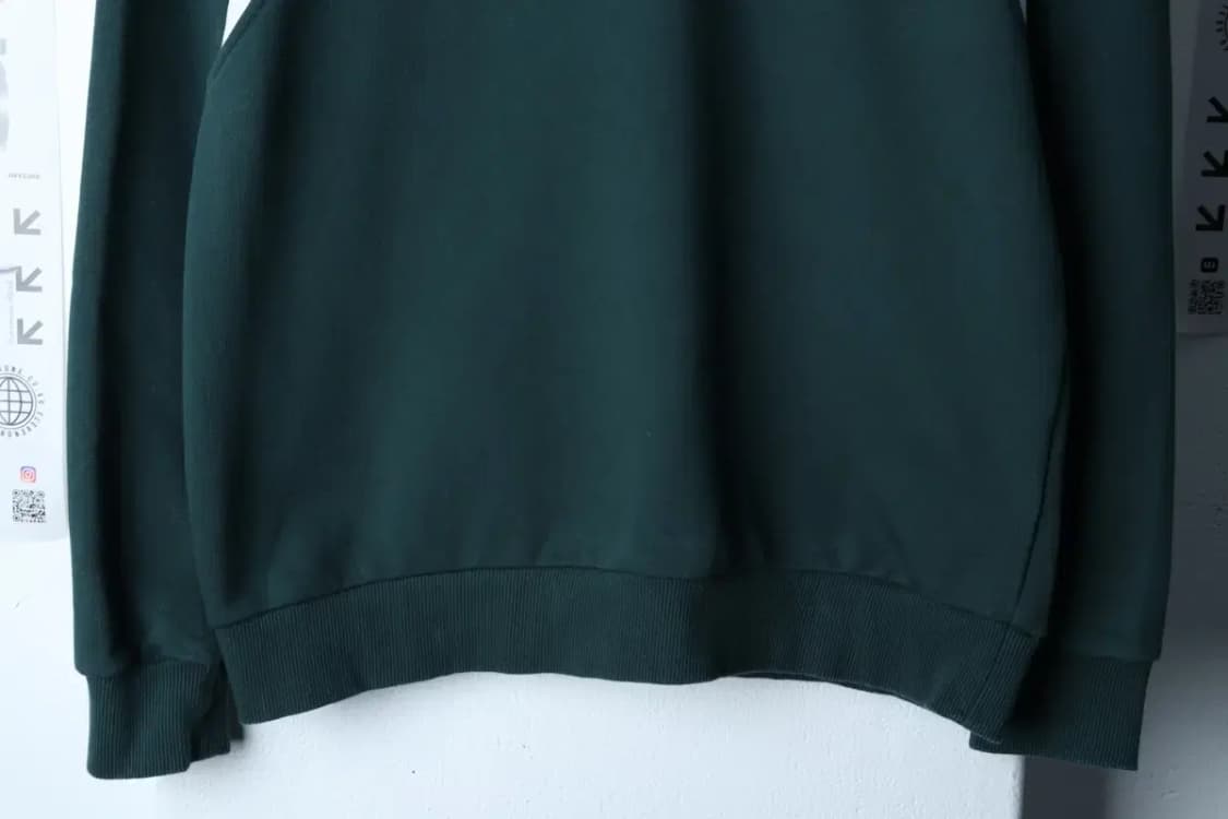 (S-M) 다이나핏 맨투맨 티셔츠 스몰로고 그린 올드스쿨-16F11 상품이미지4