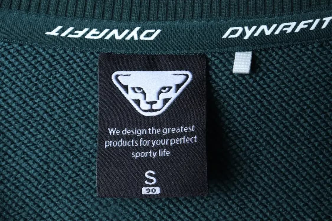 (S-M) 다이나핏 맨투맨 티셔츠 스몰로고 그린 올드스쿨-16F11 상품이미지6