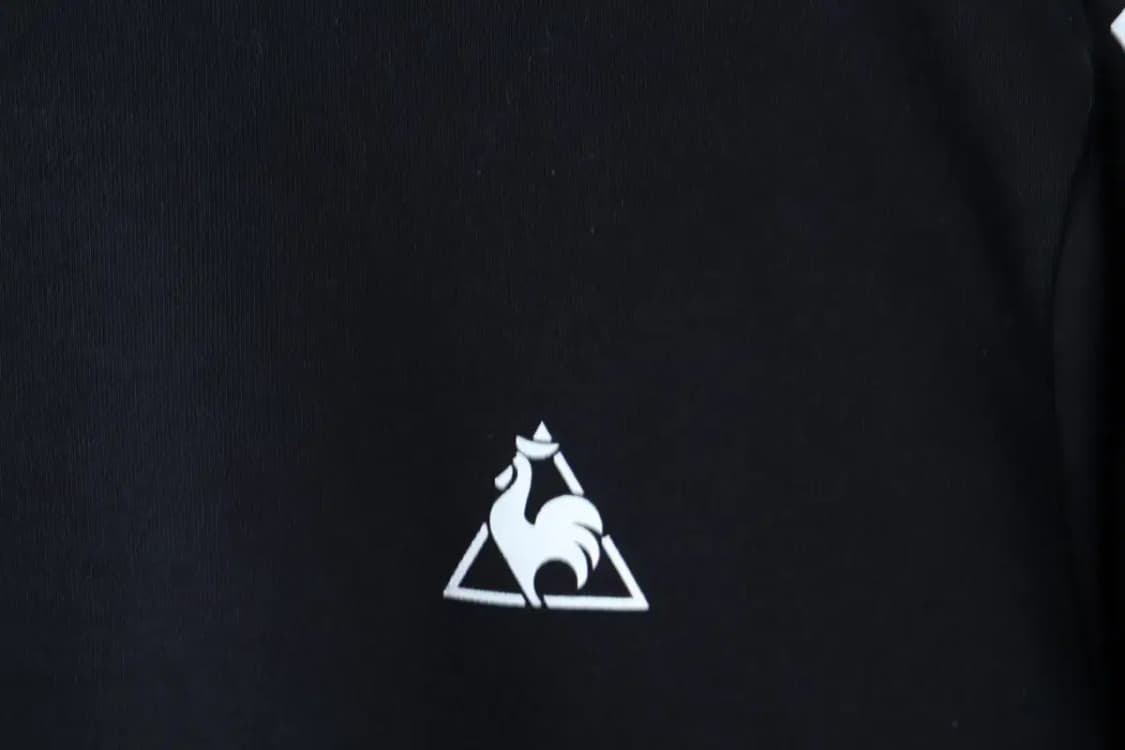 (M-L) 르꼬끄 맨투맨 티셔츠 사이드라인 기모 블랙 올드스쿨-16F12 상품이미지5