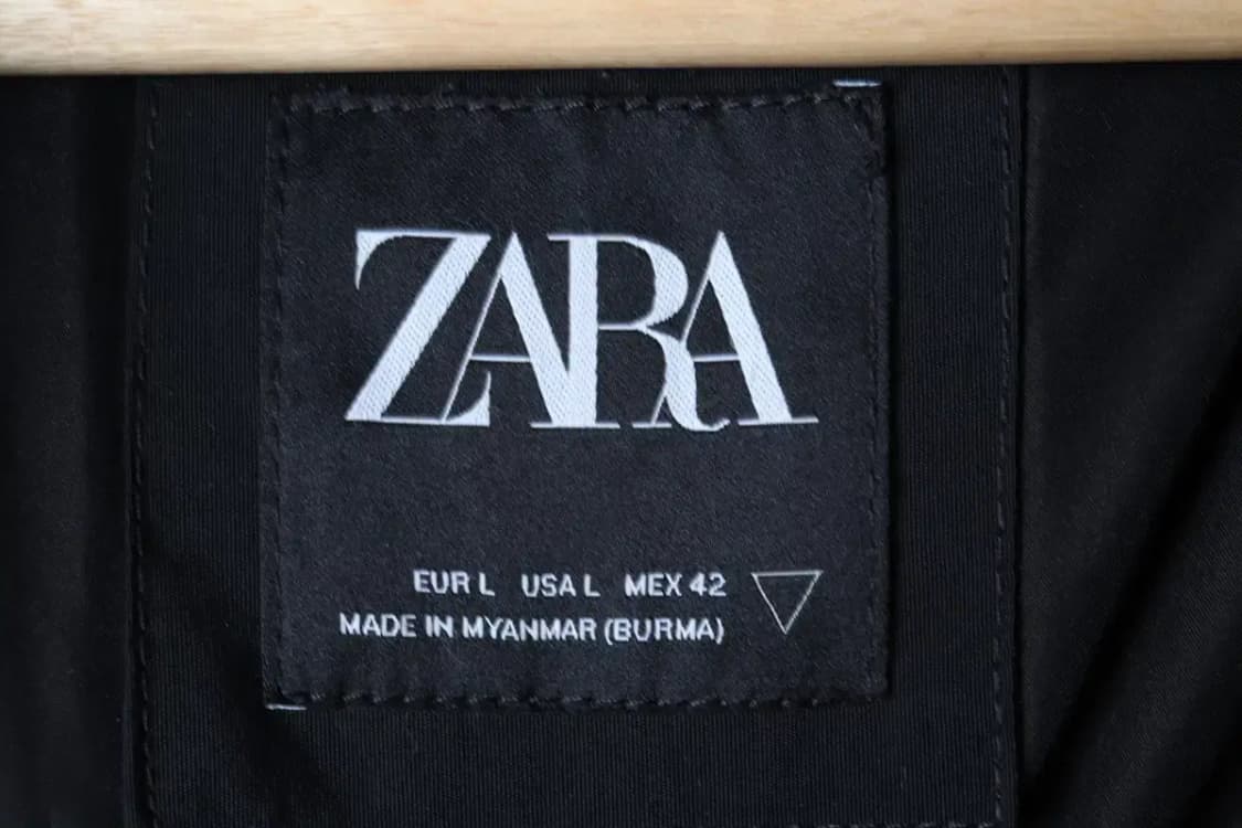 (L-XL) 자라 패딩 점퍼자켓 야상 유틸 블랙 올드스쿨 봄버-16F14 상품이미지6