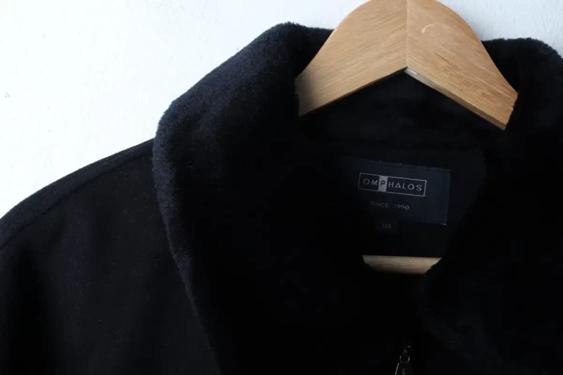 (L-XL) 옴파로스 집업 바람막이 점퍼자켓 무스탕 스웨이드-16F16 상품이미지5