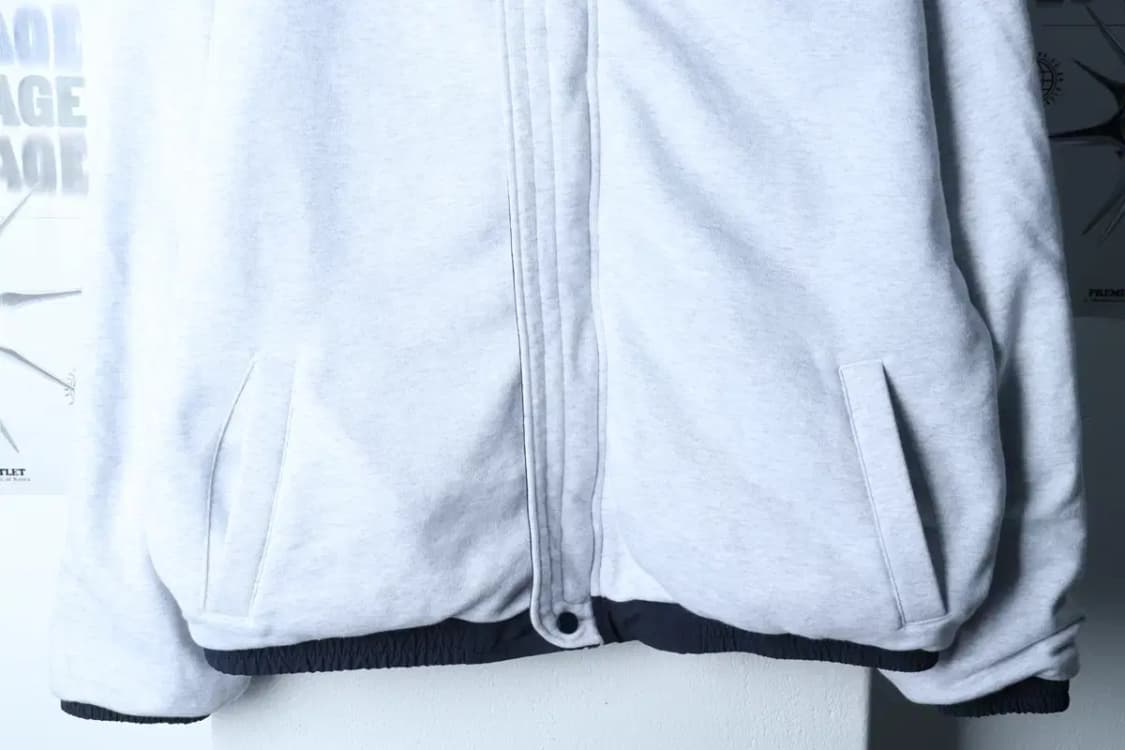 (XL-2XL) 예일 집업 바람막이 점퍼자켓 리버시블 멜란지-16F18 상품이미지5