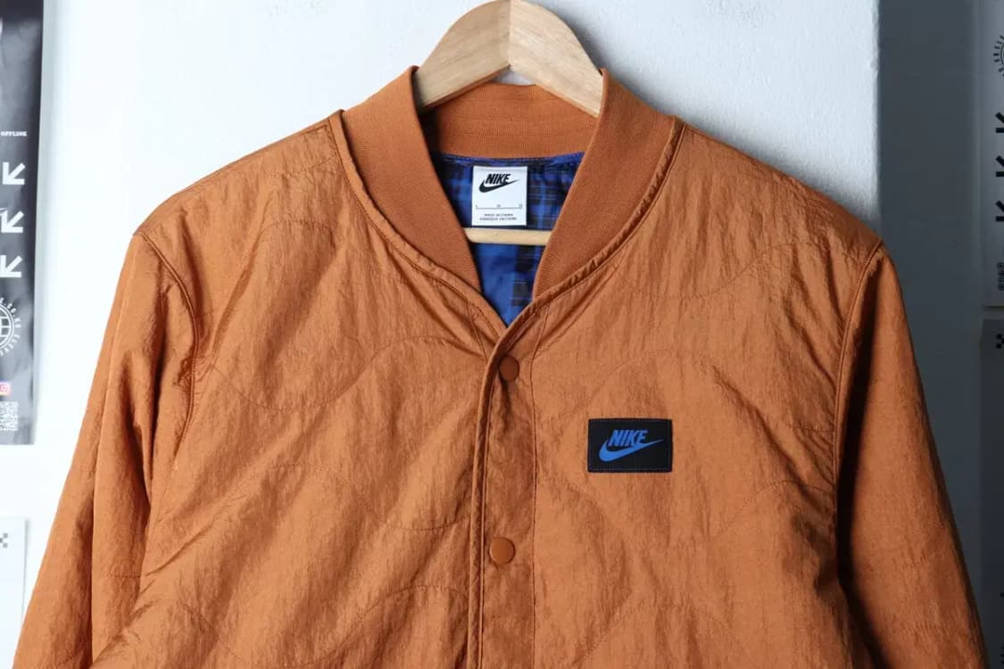 (L-XL) 나이키 패딩 점퍼자켓 경량 퀄팅 오렌지 대장-16F19 상품이미지3