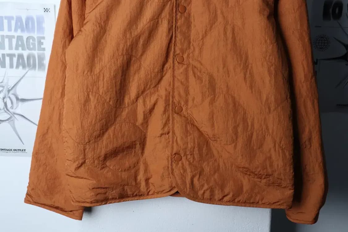 (L-XL) 나이키 패딩 점퍼자켓 경량 퀄팅 오렌지 대장-16F19 상품이미지4