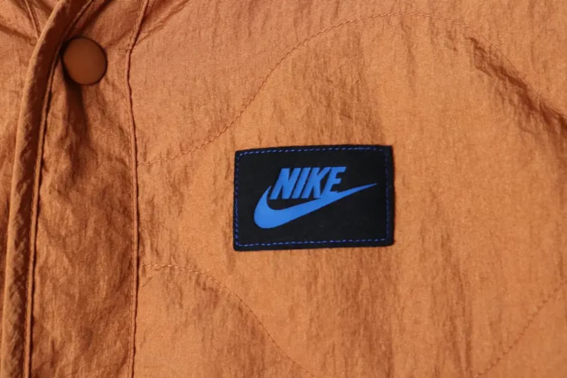 (L-XL) 나이키 패딩 점퍼자켓 경량 퀄팅 오렌지 대장-16F19 상품이미지5