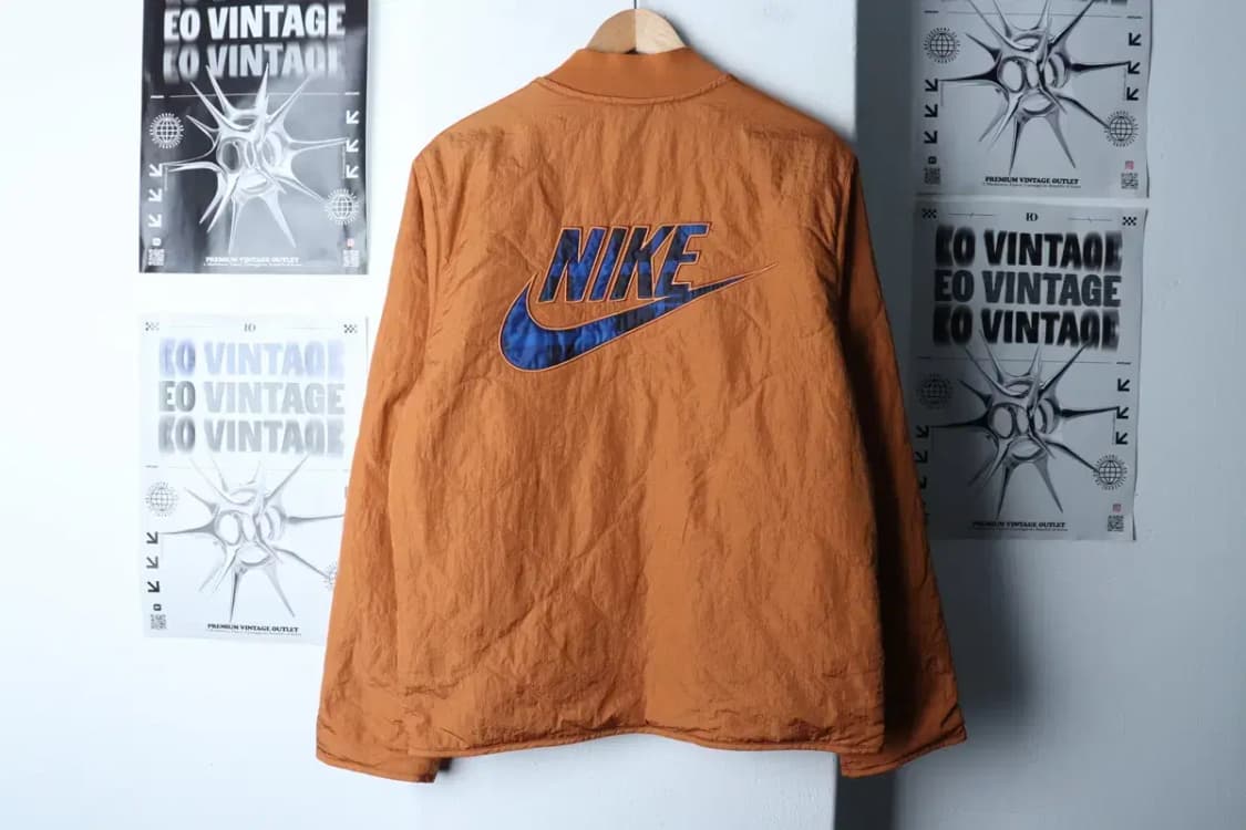 (L-XL) 나이키 패딩 점퍼자켓 경량 퀄팅 오렌지 대장-16F19 상품이미지6