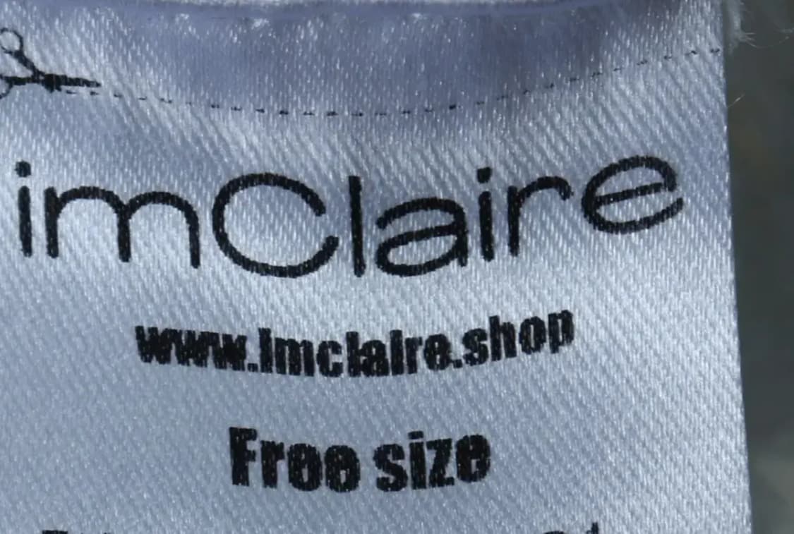 W(F) 아이엠클레어 니트 새상품 루즈핏 부클 카라 화이트-16F1C 상품이미지7