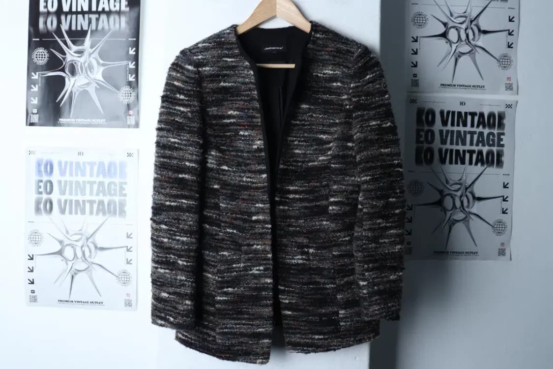 W(M-L) 요하넥스 집업 바람막이 점퍼자켓 트위드 컬러믹스-16F1D 상품이미지2