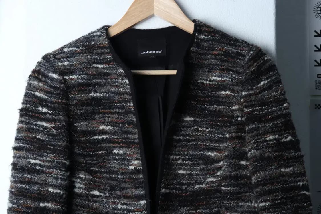 W(M-L) 요하넥스 집업 바람막이 점퍼자켓 트위드 컬러믹스-16F1D 상품이미지3