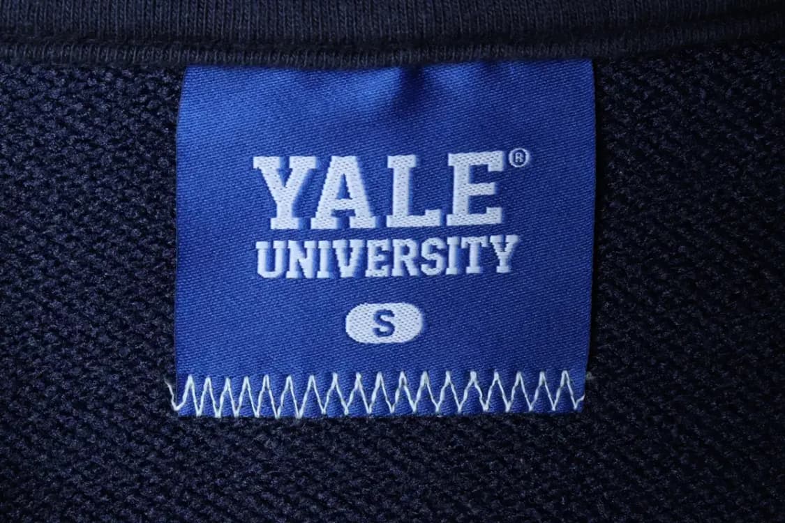 (S-M) 예일 맨투맨 티셔츠 빅로고 네이비 올드스쿨-16F1E 상품이미지6