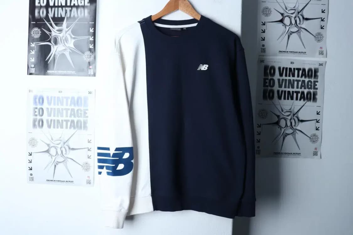 (L-2XL) 뉴발란스 맨투맨 티셔츠 컬러믹스 올드스쿨-16F1F 상품이미지3