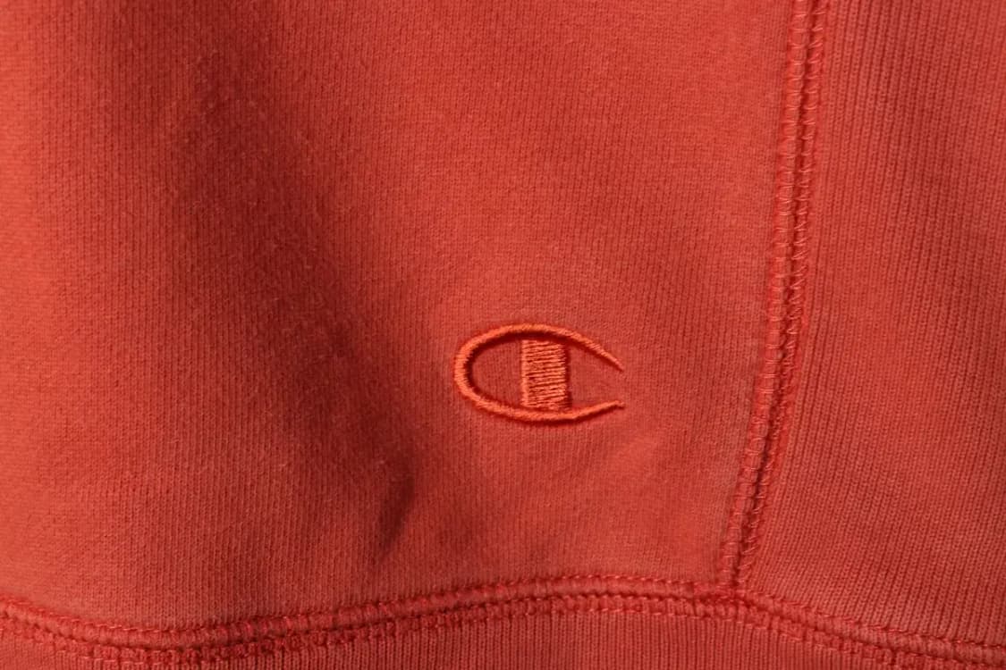 (L) 챔피온 맨투맨 티셔츠 스몰로고 오렌지 일본판 올드스쿨-16F26 상품이미지5