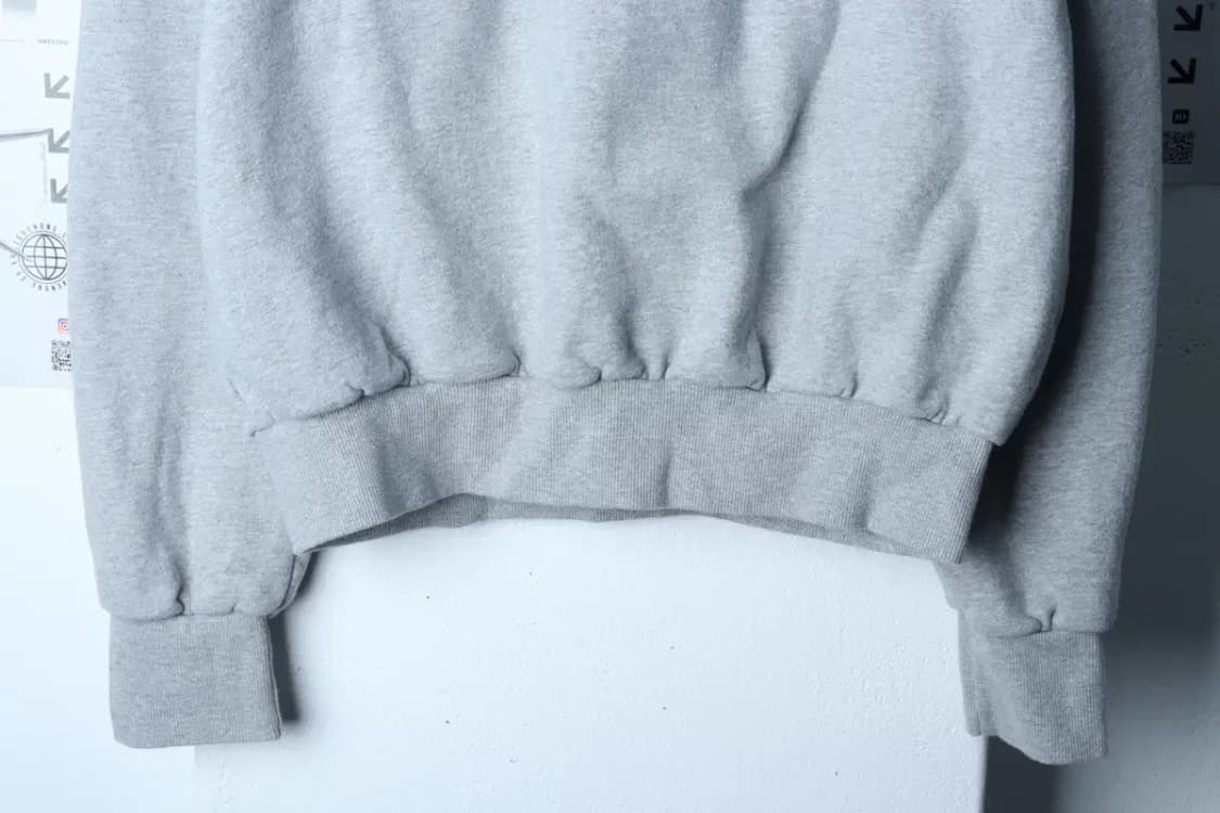 (M-L) 브랜드빈티지 맨투맨 티셔츠 빅로고 그레이 기모-16F28 상품이미지4