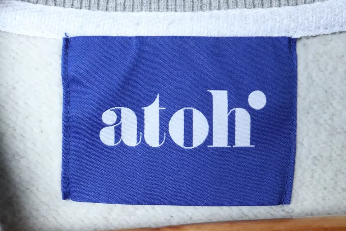 (M-L) 브랜드빈티지 맨투맨 티셔츠 빅로고 그레이 기모-16F28 상품이미지6