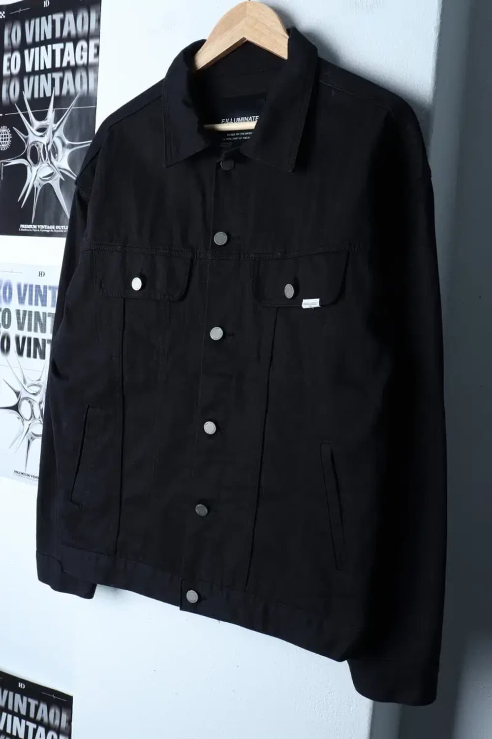 (F) 필루미네이트 집업 바람막이 점퍼자켓 트러커 블랙-16F2B 상품이미지1