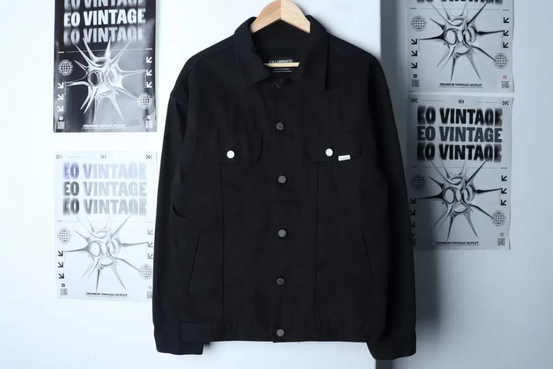 (F) 필루미네이트 집업 바람막이 점퍼자켓 트러커 블랙-16F2B 상품이미지2