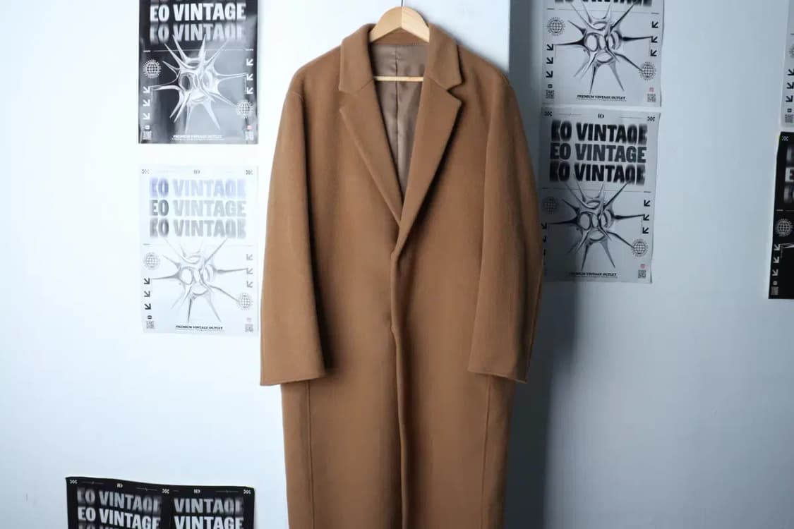 (M) 무신사 스탠다드 코트자켓 싱글 브라운 울 카멜 따뜻-16F2E 상품이미지2