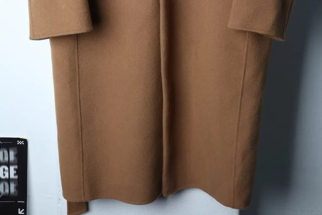 (M) 무신사 스탠다드 코트자켓 싱글 브라운 울 카멜 따뜻-16F2E 상품이미지4