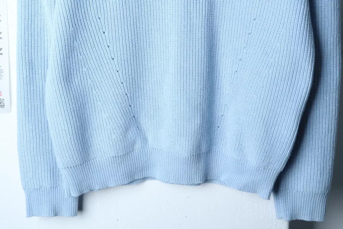 (L-XL) 데이 니트 연블루 무지 놈코어-16F2F 상품이미지4