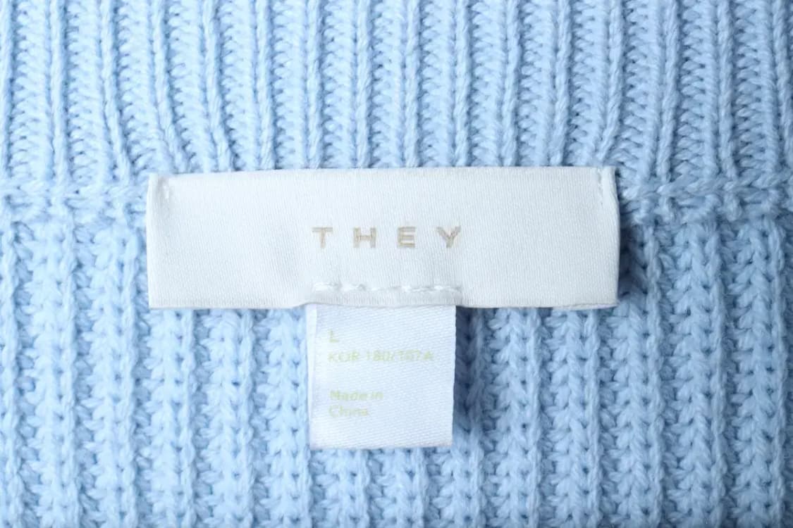 (L-XL) 데이 니트 연블루 무지 놈코어-16F2F 상품이미지5