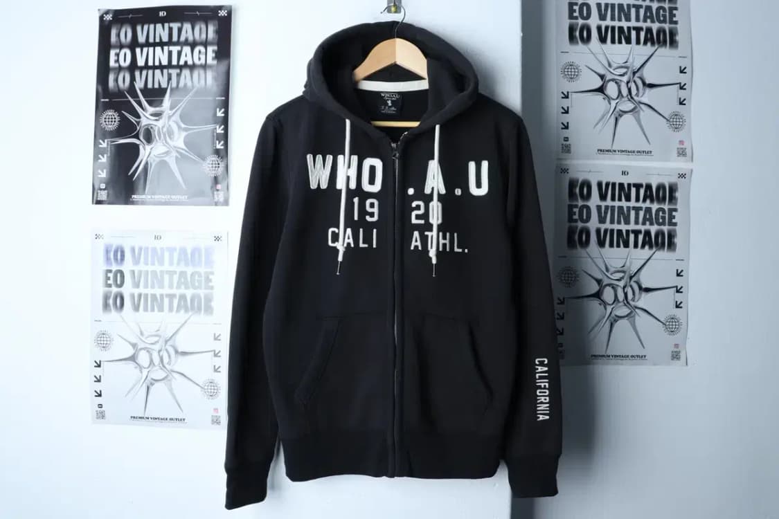 (M-L) 후아유 후드집업 빅로고 Y2K 기모 헤비 트렌드-16F30 상품이미지2