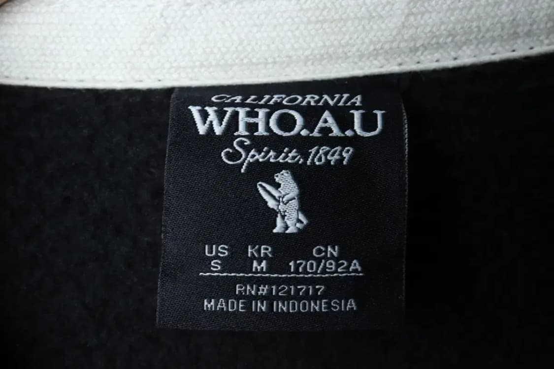 (M-L) 후아유 후드집업 빅로고 Y2K 기모 헤비 트렌드-16F30 상품이미지6