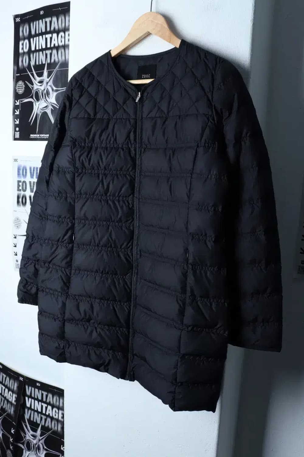 W(M) 주크 쥬크 패딩 점퍼자켓 경량 덕다운 블랙-16F31 상품이미지1