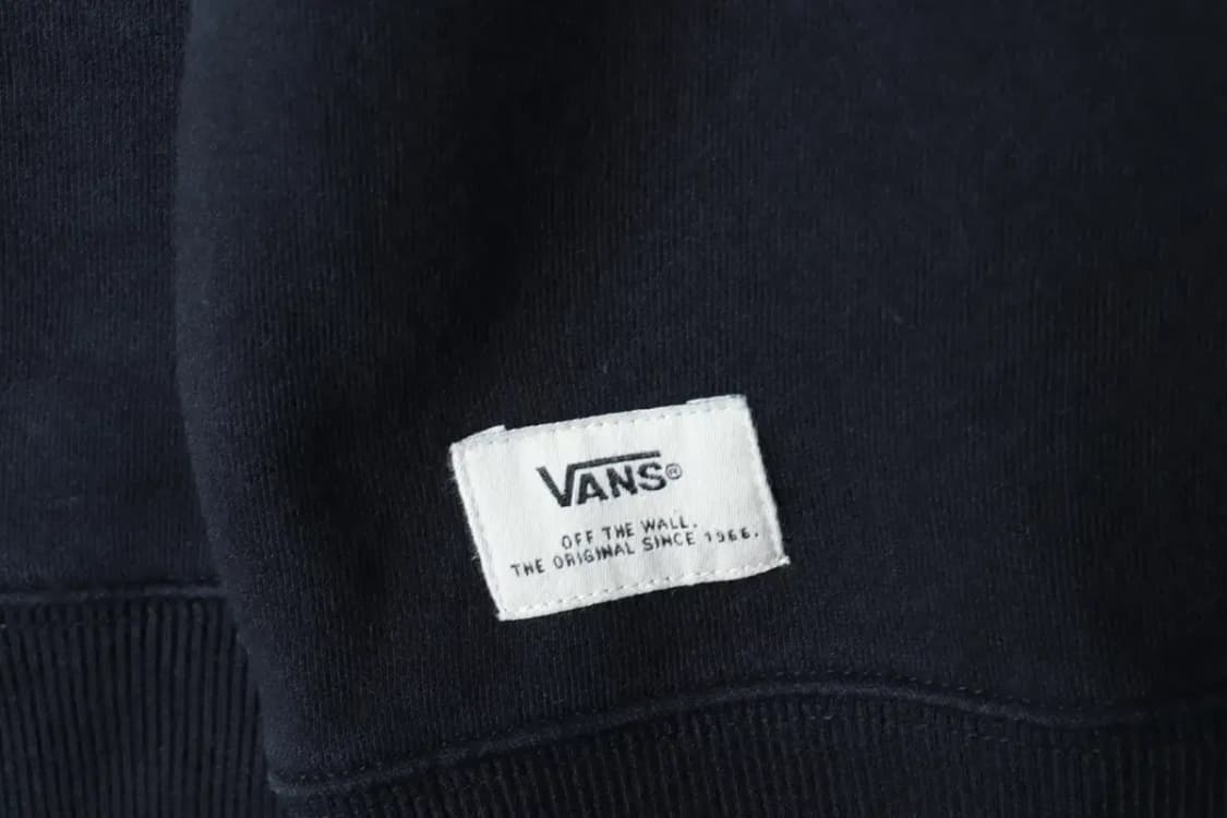(S-M) 반스 맨투맨 티셔츠 스케이트보드 블랙 기모-16F6F 상품이미지6