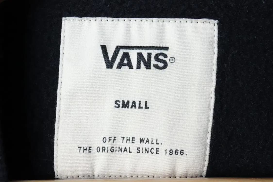 (S-M) 반스 맨투맨 티셔츠 스케이트보드 블랙 기모-16F6F 상품이미지8