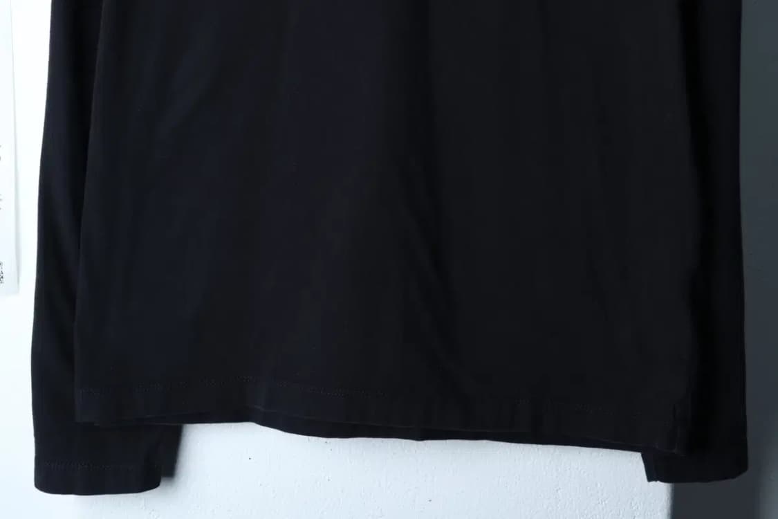 (XL) 타미힐피거 긴팔티셔츠 스몰로고 블랙 올드스쿨-16F72 상품이미지4