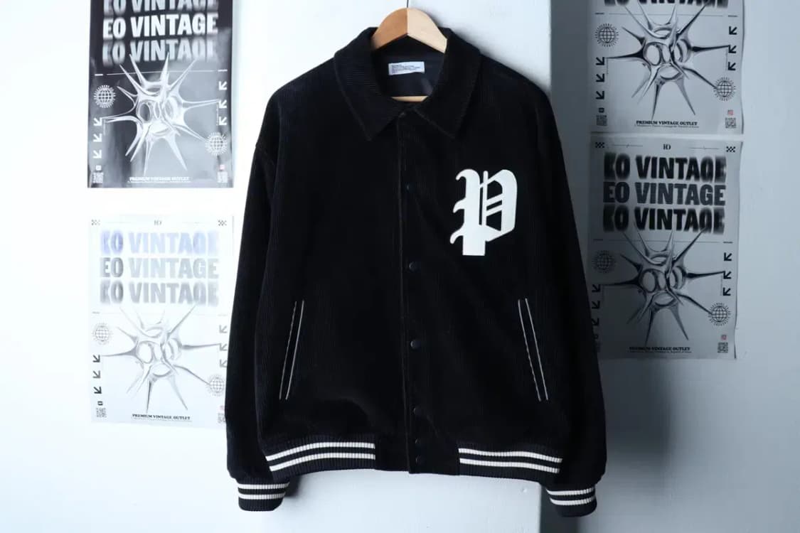 (M-L) 파르티멘토 집업 바람막이 점퍼자켓 빅로고 코듀로이-16F73 상품이미지2