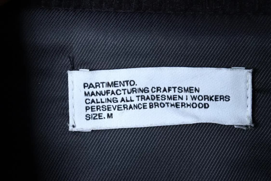 (M-L) 파르티멘토 집업 바람막이 점퍼자켓 빅로고 코듀로이-16F73 상품이미지6