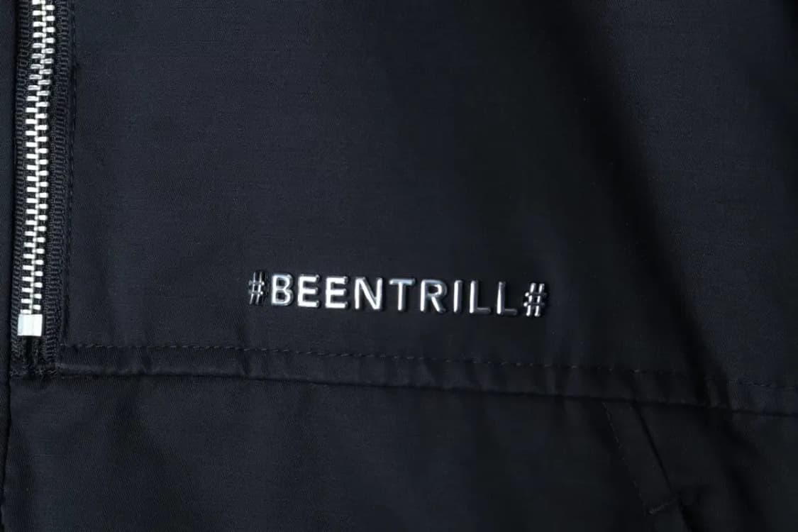 (M-L) 빈트릴 집업 바람막이 점퍼자켓 블랙 누빔 올드스쿨-16F74 상품이미지5