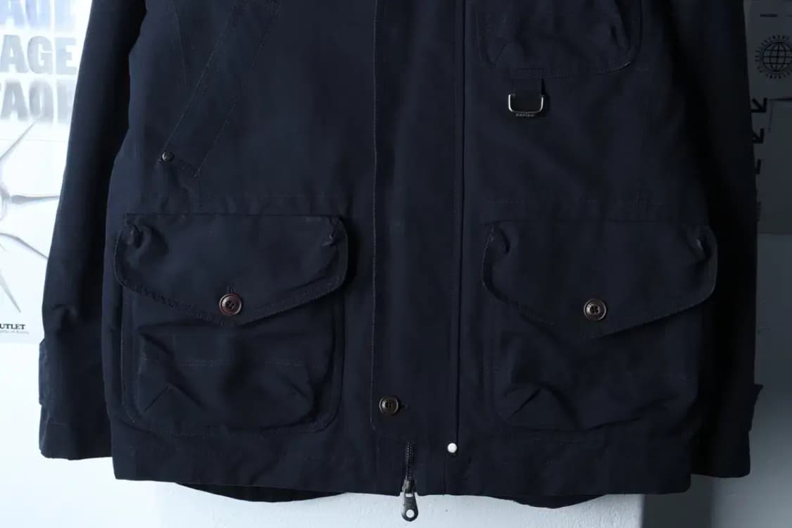 (L-XL) 시리즈 집업 바람막이 점퍼자켓 네이비 테크웨어-16F75 상품이미지4