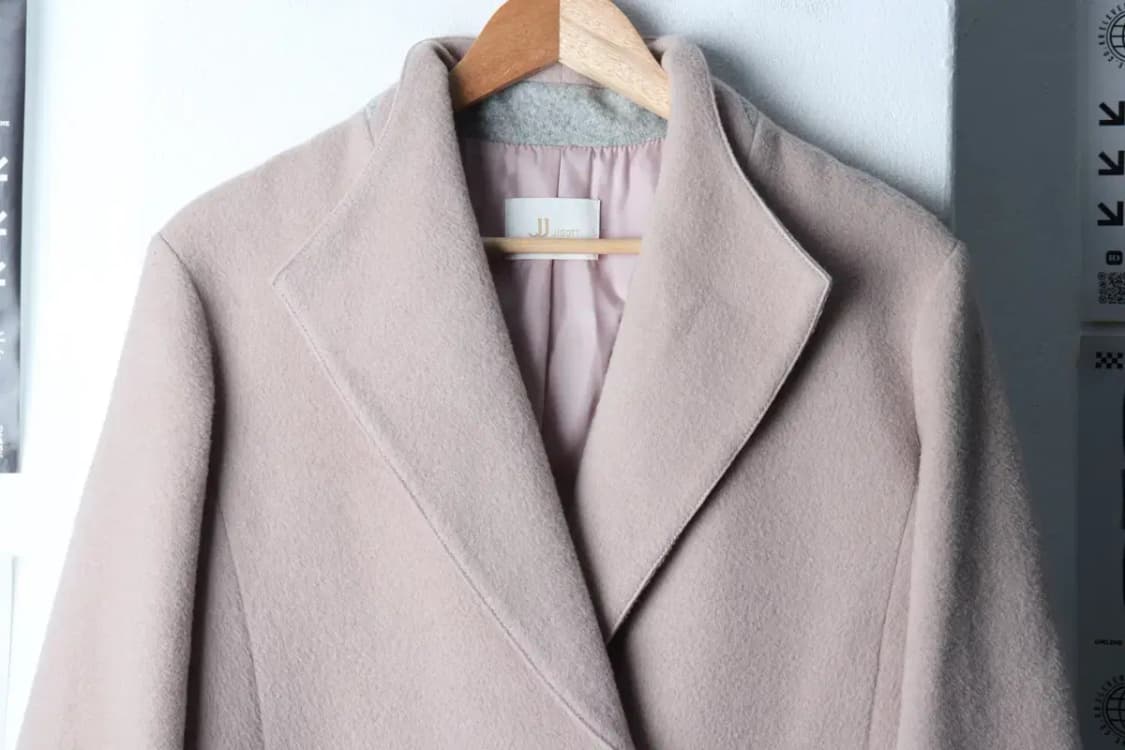 W(S-M) 지고트 코트자켓 싱글 연핑크 울-16F76 상품이미지3