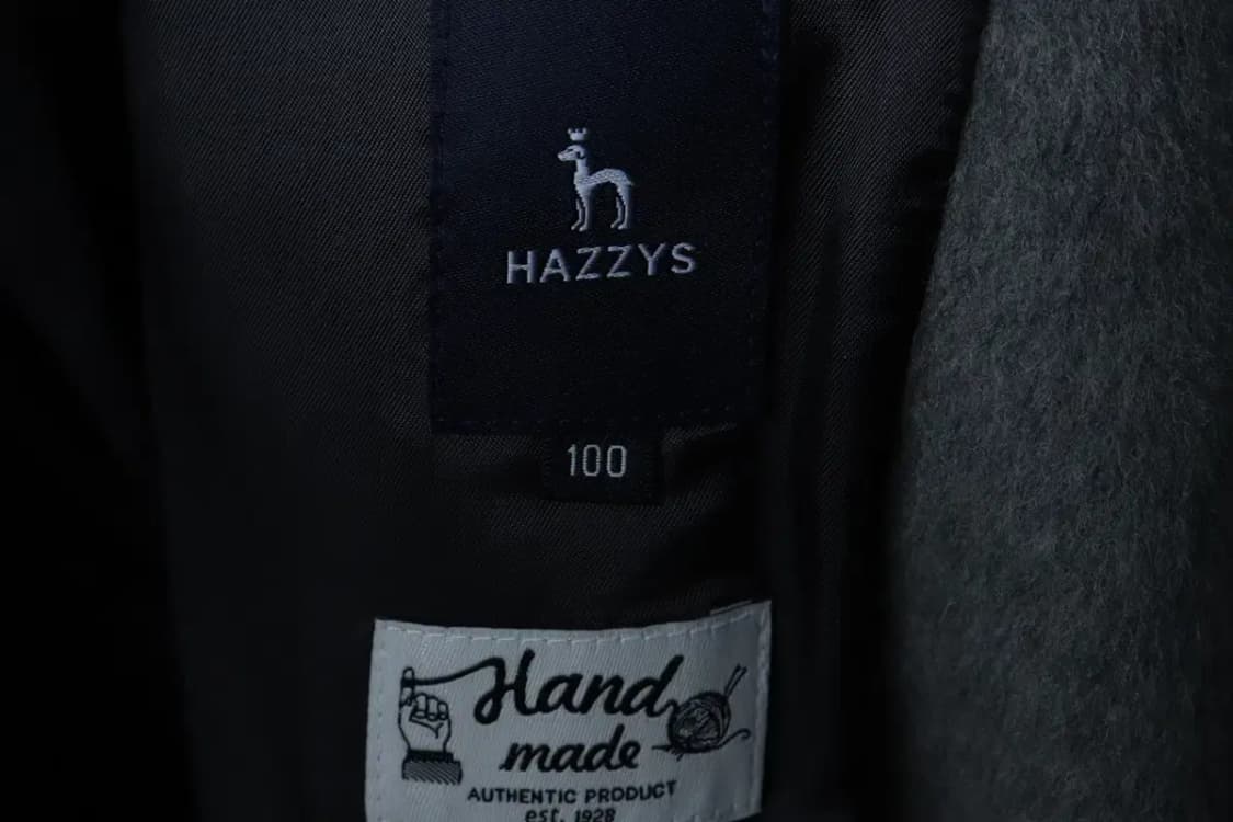 (L-XL) 헤지스 코트자켓 핸드메이드 싱글 캐시미어 그레이-16F7A 상품이미지6