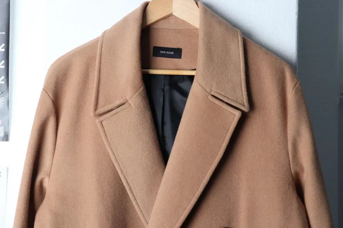 (M-L) 브랜드빈티지 코트자켓 더블 베이지 울-16F7B 상품이미지3