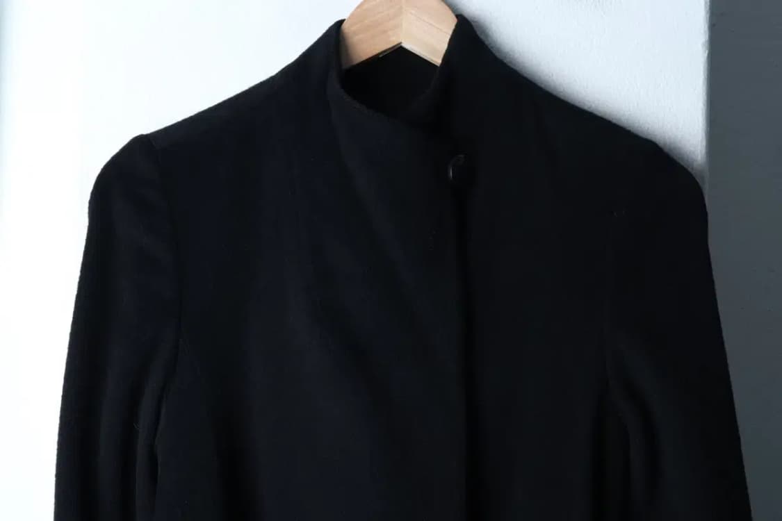W(S) 브랜드빈티지 코트자켓 블랙 캐시미어 100-16F7D 상품이미지3