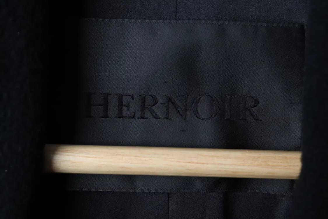 W(S) 브랜드빈티지 코트자켓 블랙 캐시미어 100-16F7D 상품이미지5