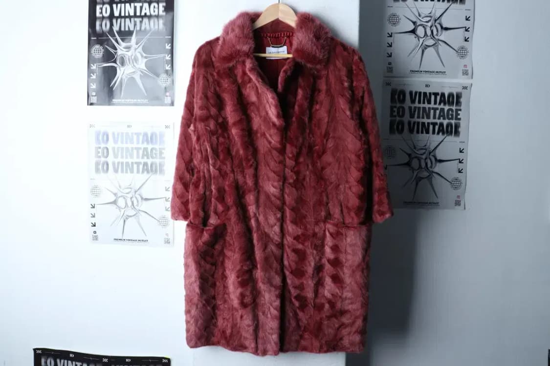 W(L) 이상봉에디션 코트자켓 밍크 레드 유니크-16F7E 상품이미지2
