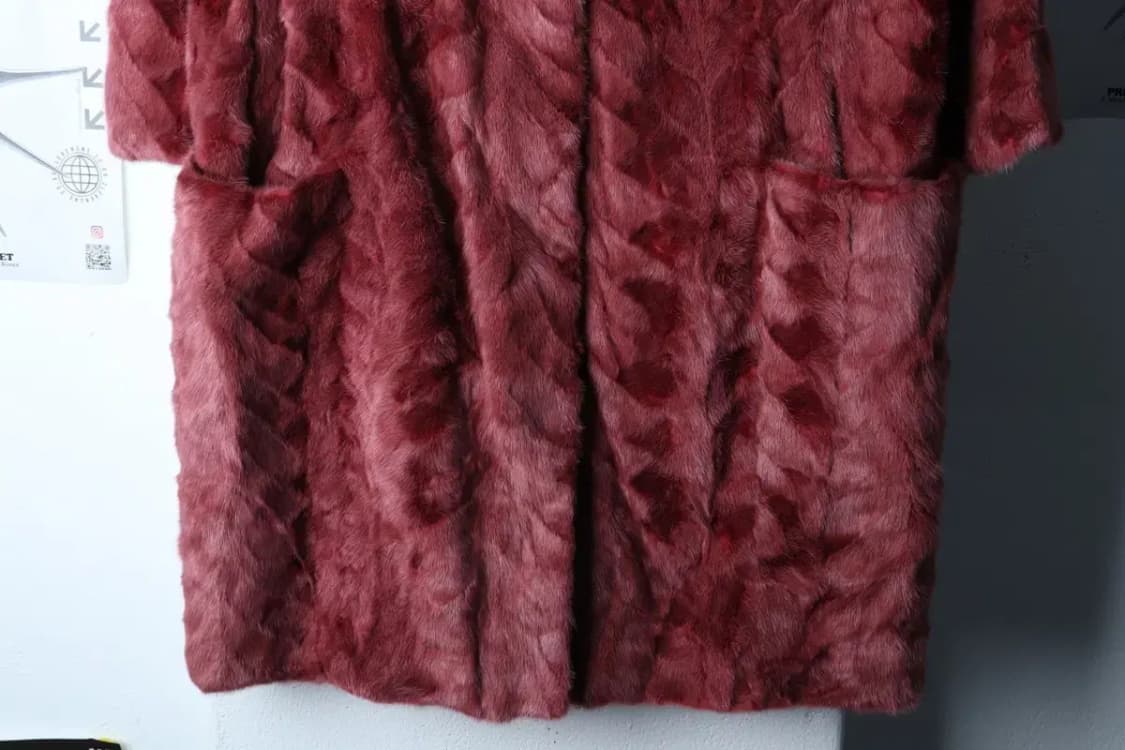 W(L) 이상봉에디션 코트자켓 밍크 레드 유니크-16F7E 상품이미지4