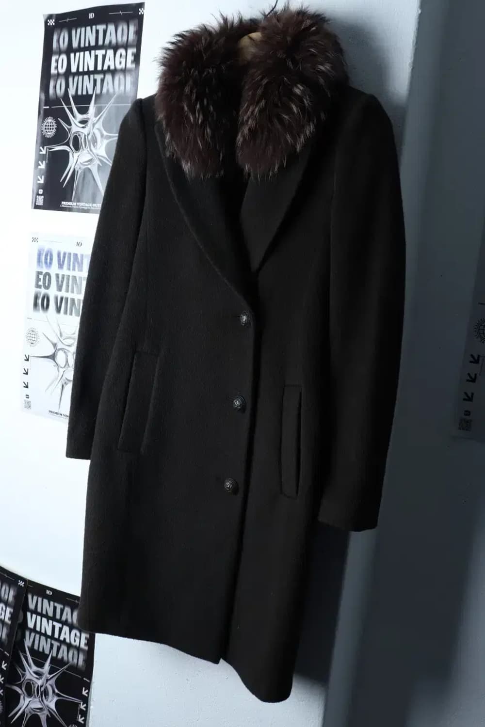 W(M) 시슬리 코트자켓 앙고라 그린 퍼-16F7F 상품이미지1