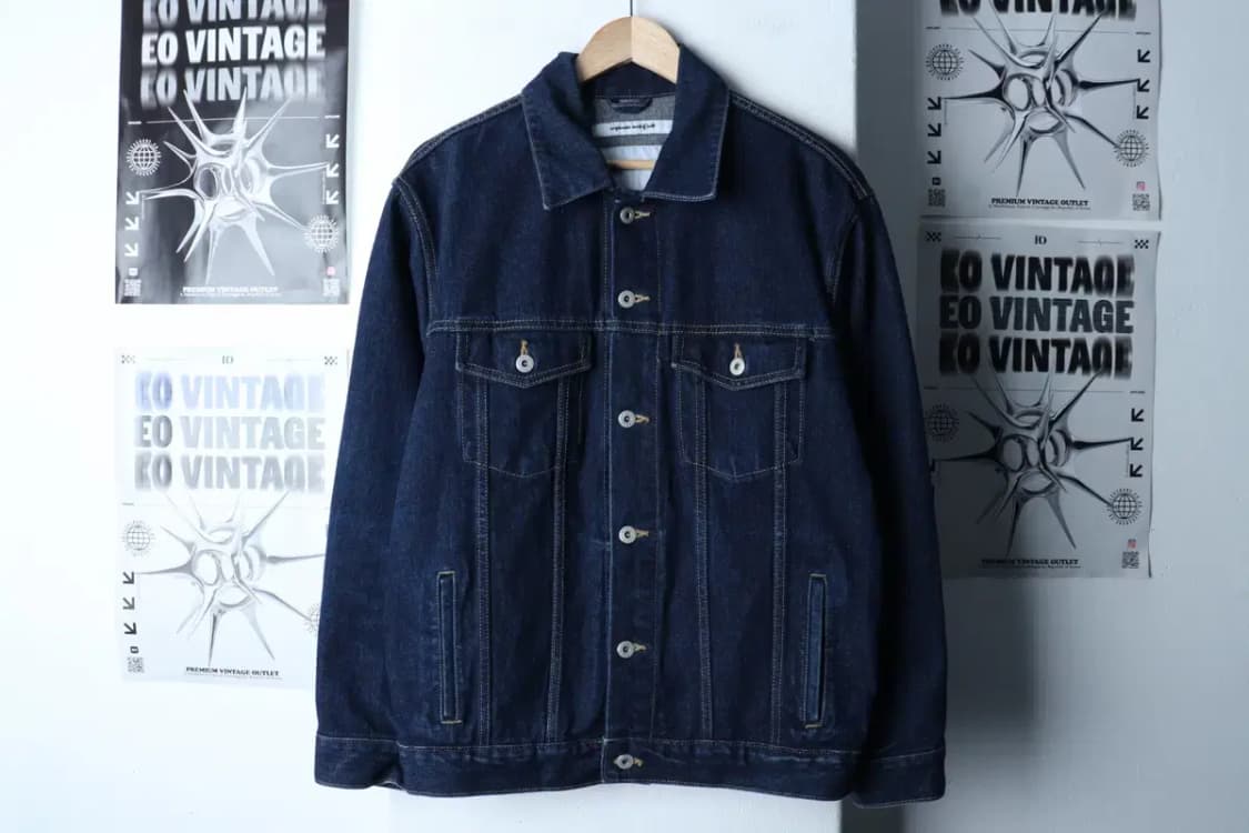 (M) 비바스튜디오 집업 바람막이 점퍼자켓 트러커 데님 청-16F82 상품이미지2