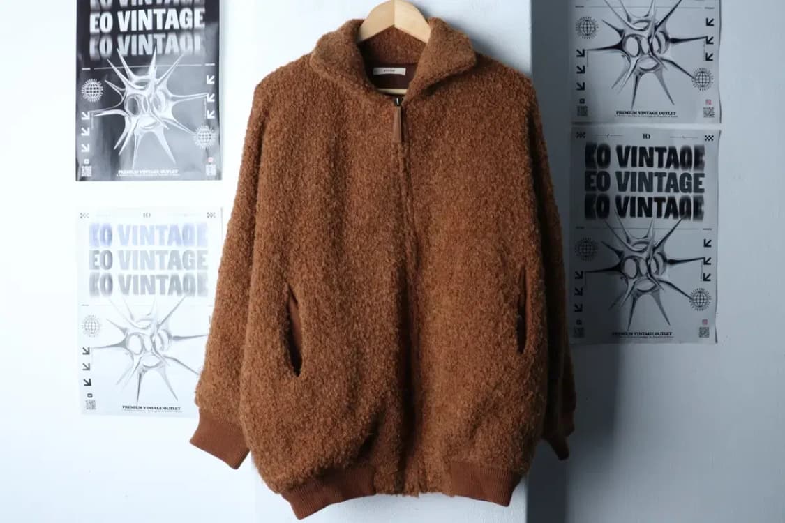 W(F) 시스템 집업 바람막이 점퍼자켓 한섬 후리스 알파카-16F83 상품이미지2