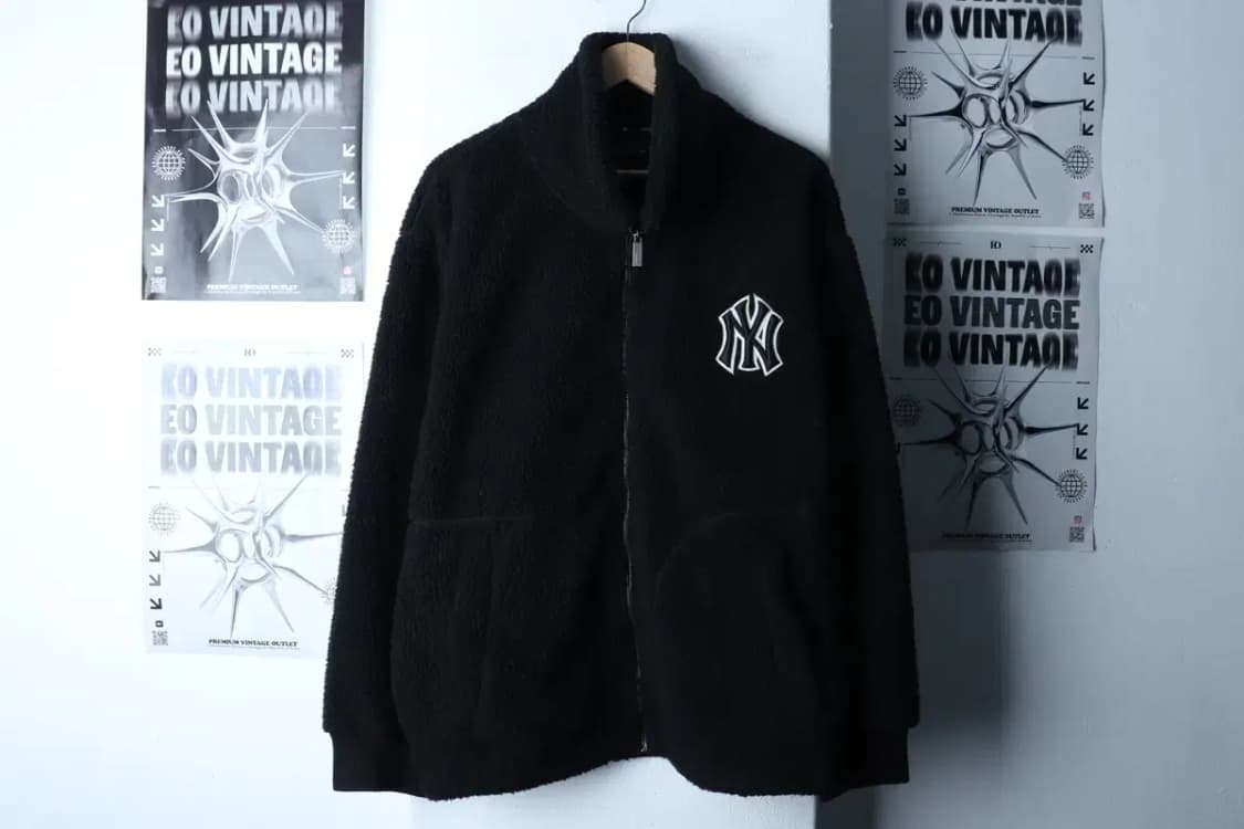 (XL-2XL) MLB 엠엘비 집업 바람막이 점퍼자켓 후리스-16F84 상품이미지2