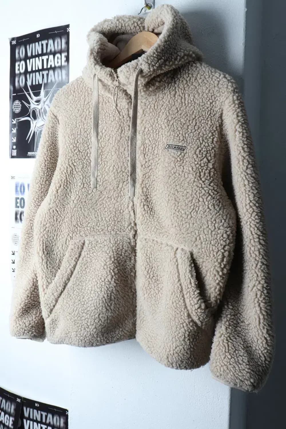 (M-L) 디키즈 집업 바람막이 점퍼자켓 후리스 플리스 키치-16F85 상품이미지1