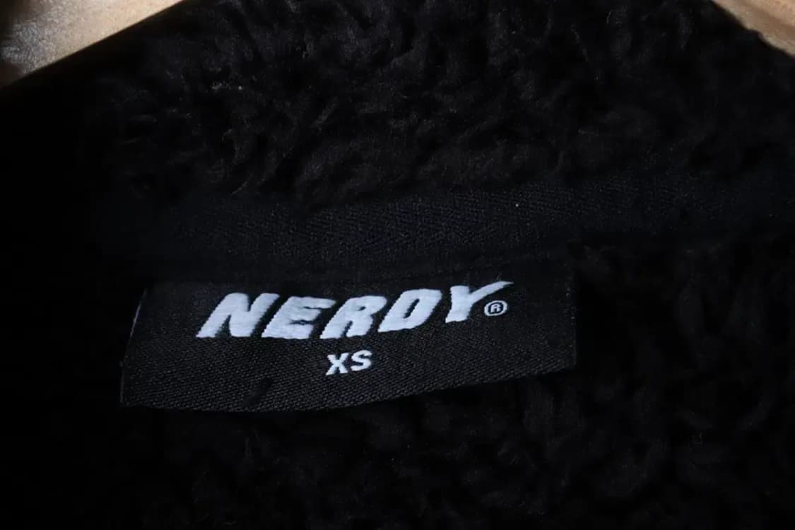 (XS) 널디 집업 바람막이 점퍼자켓 후리스 플리스 블랙-16F86 상품이미지6